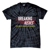 Funny 40 Year Work Anniversary 40th Employee Appreciation Tie-Dye T-Shirt