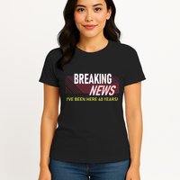 Funny 40 Year Work Anniversary 40th Employee Appreciation Womens T-Shirt