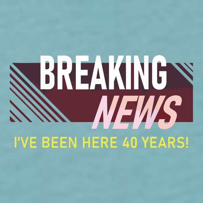 Funny 40 Year Work Anniversary 40th Employee Appreciation Sueded Cloud Jersey T-Shirt