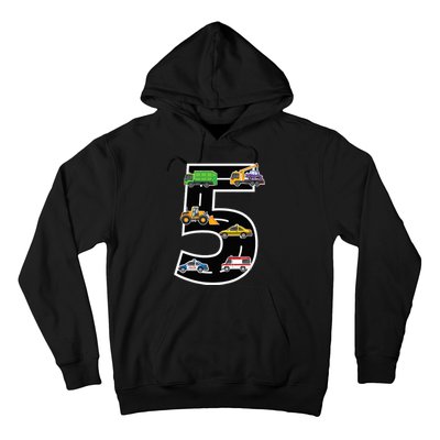 Fifth 5yr 5th Birthday 5 Years Old Birthday Decoration Hoodie