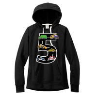 Fifth 5yr 5th Birthday Boy 5 Years Old Birthday Decoration Women's Fleece Hoodie