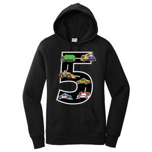 Fifth 5yr 5th Birthday Boy 5 Years Old Birthday Decoration Women's Pullover Hoodie