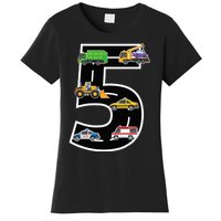 Fifth 5yr 5th Birthday Boy 5 Years Old Birthday Decoration Women's T-Shirt