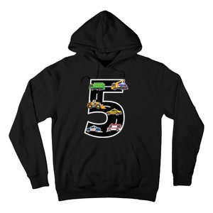 Fifth 5yr 5th Birthday Boy 5 Years Old Birthday Decoration Hoodie