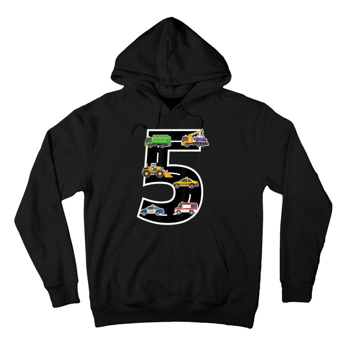 Fifth 5yr 5th Birthday Boy 5 Years Old Birthday Decoration Hoodie