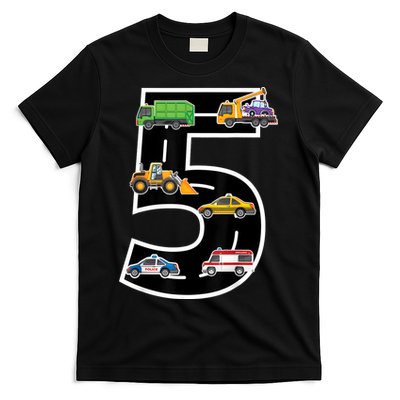 Fifth 5yr 5th Birthday Boy 5 Years Old Birthday Decoration T-Shirt