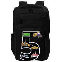 Fifth 5yr 5th Birthday Boy 5 Years Old Birthday Decoration Impact Tech Backpack