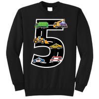 Fifth 5yr 5th Birthday Boy 5 Years Old Birthday Decoration Tall Sweatshirt