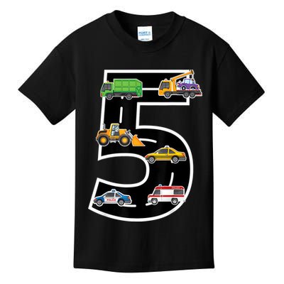 Fifth 5yr 5th Birthday Boy 5 Years Old Birthday Decoration Kids T-Shirt