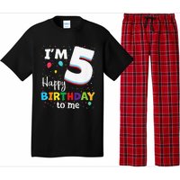 Five 5yr 5th Birthday Happy Birthdays 5 Years Old Pajama Set