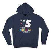 Five 5yr 5th Birthday Happy Birthday 5 Years Old Hoodie