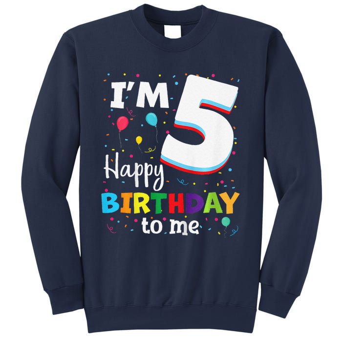 Five 5yr 5th Birthday Happy Birthday 5 Years Old Sweatshirt