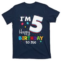 Five 5yr 5th Birthday Happy Birthday 5 Years Old T-Shirt