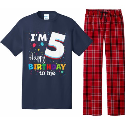 Five 5yr 5th Birthday Happy Birthday 5 Years Old Pajama Set