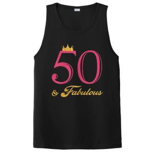 Funny 50th Birthday 50 & Fabulous PosiCharge Competitor Tank