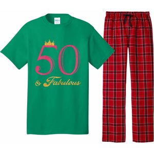 Funny 50th Birthday 50 & Fabulous Pajama Set