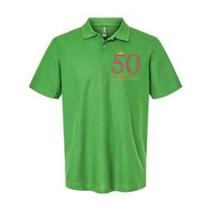 Funny 50th Birthday 50 & Fabulous Softstyle Adult Sport Polo