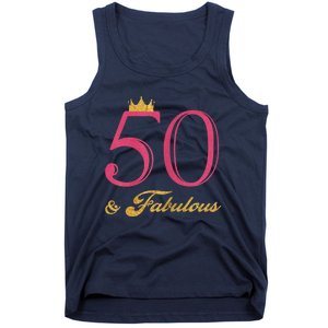 Funny 50th Birthday 50 & Fabulous Tank Top