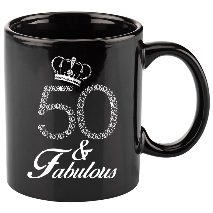 Funny 50th Birthday Gift Diamond 1968 For Wo 11oz C Handle Ceramic Mug