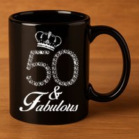 Funny 50th Birthday Gift Diamond 1968 For Wo 11oz C Handle Ceramic Mug