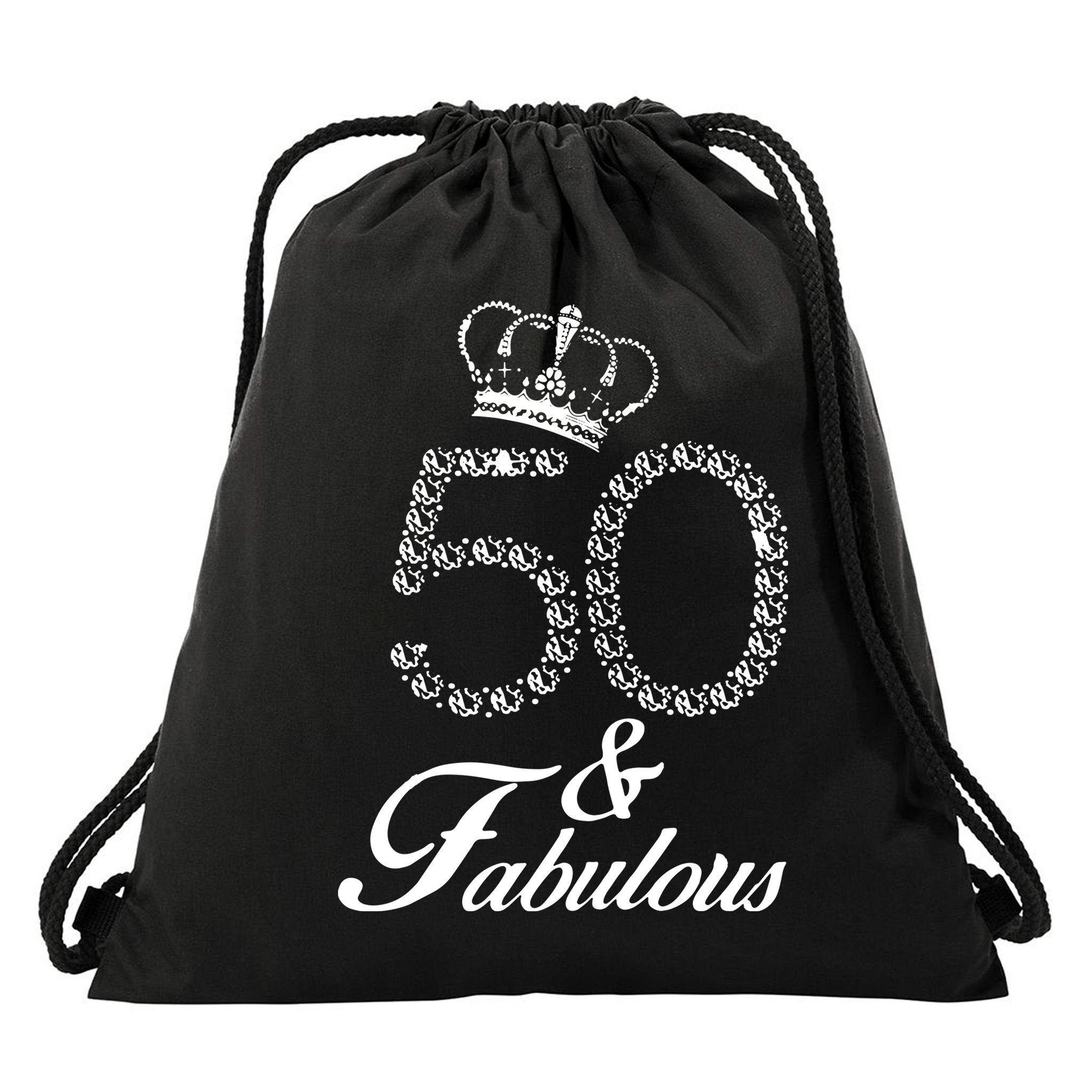 Funny 50th Birthday Gift Diamond 1968 For Wo Drawstring Bag