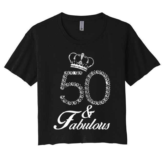 Funny 50th Birthday Gift Diamond 1968 For Wo Crop Top