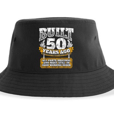 Funny 50th Birthday Shirt B-Day Gift Saying Age 50 Year Joke Sustainable Bucket Hat