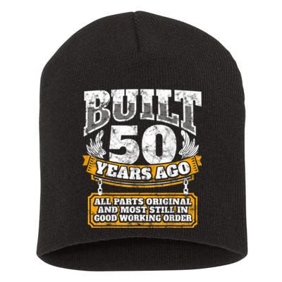 Funny 50th Birthday Shirt B-Day Gift Saying Age 50 Year Joke Short Acrylic Beanie