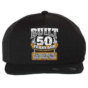 Funny 50th Birthday Shirt B-Day Gift Saying Age 50 Year Joke Wool Snapback Cap