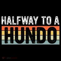 Funny 50th Birthday Gag Halfway To 100 Halfway To A Hundo Zip Tote Bag