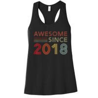 Five 5yr BDay Son Boy Funny 2018 5th 5 Year Old Birthday Women's Racerback Tank