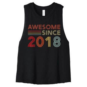 Five 5yr BDay Son Boy Funny 2018 5th 5 Year Old Birthday Women's Racerback Cropped Tank