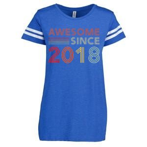 Five 5yr BDay Son Boy Funny 2018 5th 5 Year Old Birthday Enza Ladies Jersey Football T-Shirt