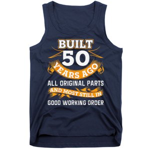 Funny 50th Birthday Shirts 50 Years Old Gifts Tank Top