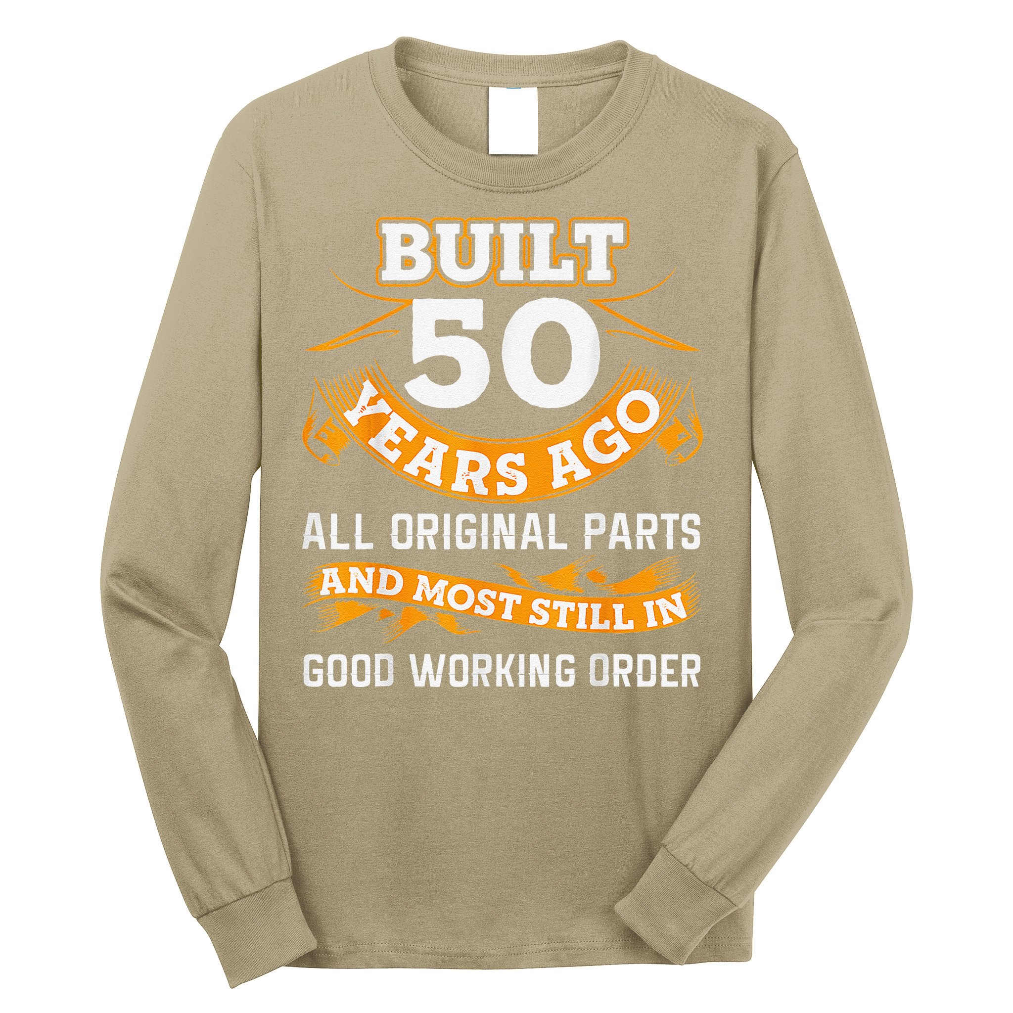 Funny 50th Birthday Shirts 50 Years Old Gifts Long Sleeve Shirt
