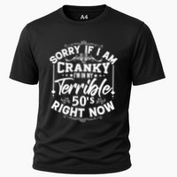 Funny 50th Birthday Slogan Cooling Performance Crew T-Shirt