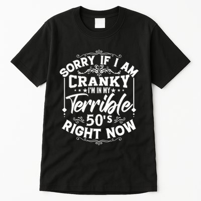 Funny 50th Birthday Slogan Tall T-Shirt