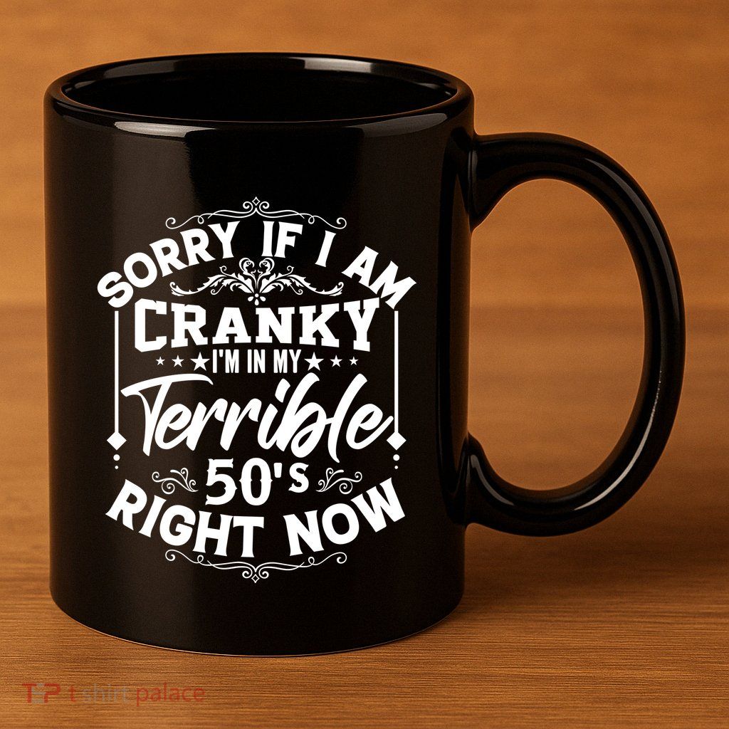 Funny 50th Birthday Slogan 11oz C Handle Ceramic Mug