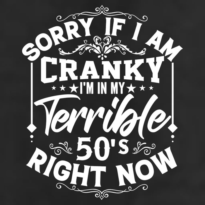 Funny 50th Birthday Slogan Golf Towel