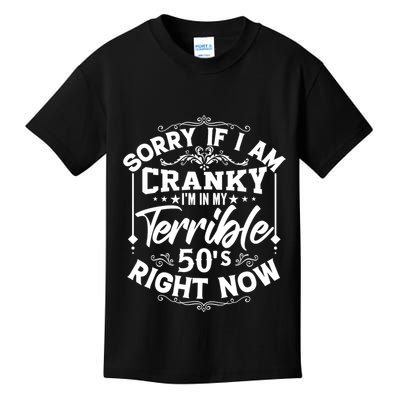 Funny 50th Birthday Slogan Kids T-Shirt