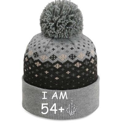 Funny 55th Birthday The Baniff Cuffed Pom Beanie