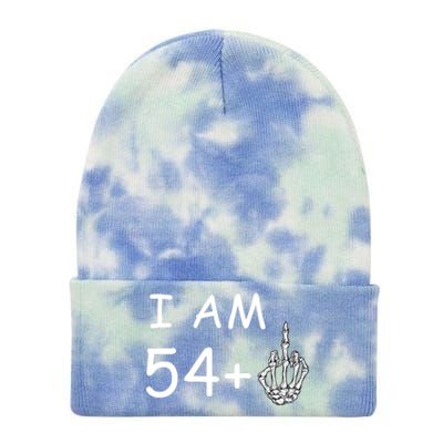 Funny 55th Birthday Tie Dye 12in Knit Beanie