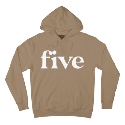 Funny 5th Birthday 5 Year Old Five Fifth Birthday Party Hoodie