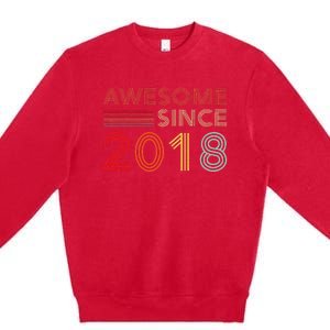 Five 5yr BDay Son Boy Funny 2018 5th 5 Year Old Birthday Premium Crewneck Sweatshirt