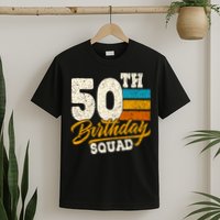 Funny 50th Birthday Squad Group Vintage Retro T-Shirt