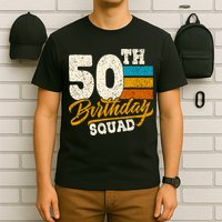 Funny 50th Birthday Squad Group Vintage Retro T-Shirt