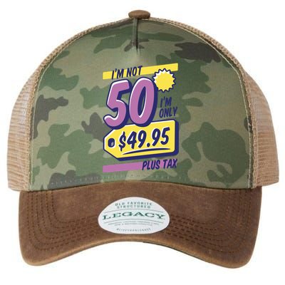 Funny 50th Birthday Plus Tax Legacy Tie Dye Trucker Hat