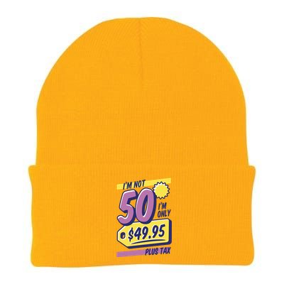 Funny 50th Birthday Plus Tax Knit Cap Winter Beanie