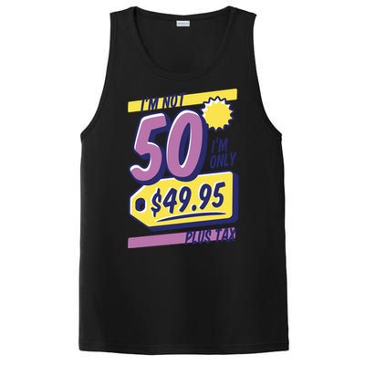 Funny 50th Birthday Plus Tax PosiCharge Competitor Tank