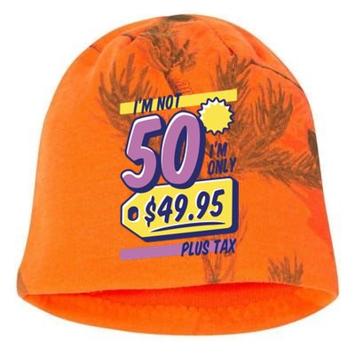 Funny 50th Birthday Plus Tax Kati - Camo Knit Beanie